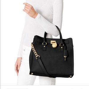 Michael kors black Hamilton large